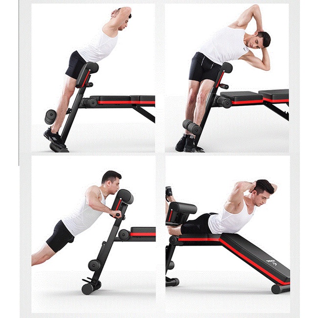 Ghế tập gym đa năng, ghế tập tạ đa năng P189, máy tập gym đa năng, dụng cụ tập gym tại nhà