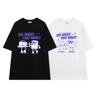 Áo thun ff form rộng do what you want, vải thun 2 chiều 100% cotton 250g