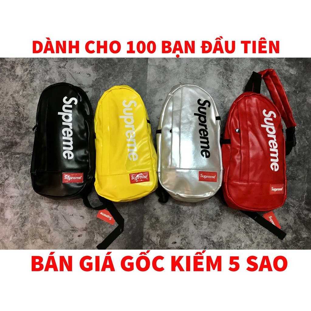 ⚡️ [ GIÁ RẺ NHẤT ] Túi Đeo Chéo Supreme DA PU  ( NEW ARRIVAL )