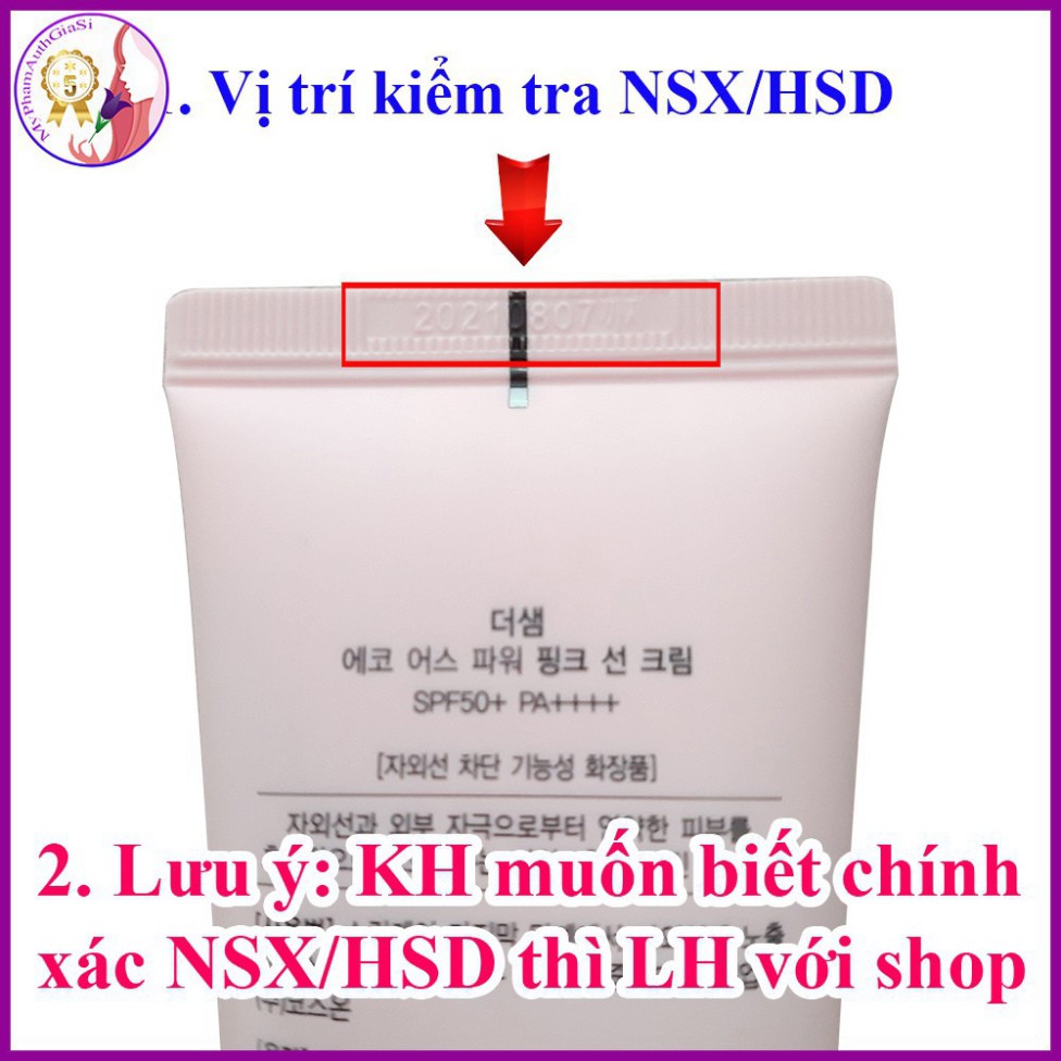 D345 GDT KEM CHỐNG NẮNG THE SAEM ECO EARTH POWER SUN CREAM SPF50+ 20 D345