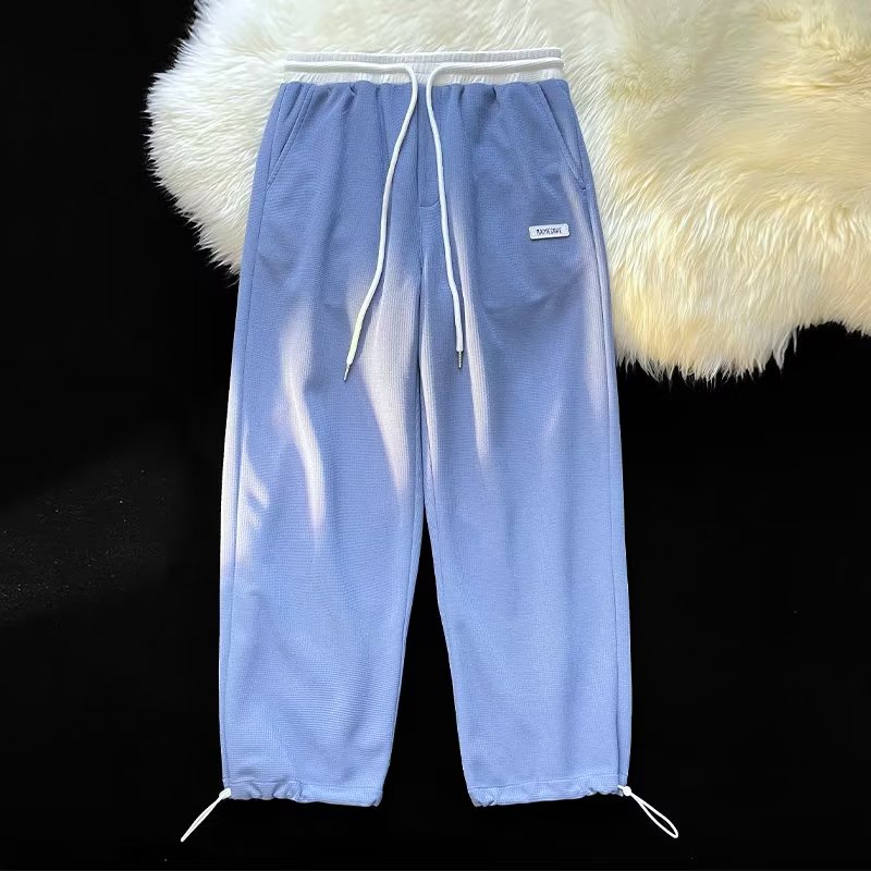 Quần harem Dáng Rộng Lưng Thun Co Giãn Thoáng Khí Thoải Mái Phong Cách Thời Trang Nhật Bản Cho Nam Giới Có size Lớn M-3XL