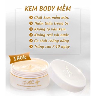 BODY MỀM #A COSMETICS CHÍNH HÃNG