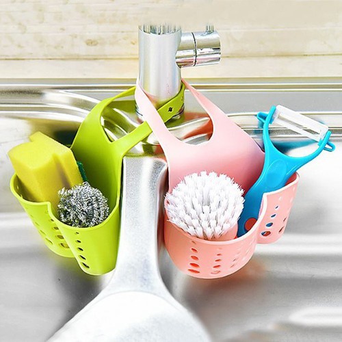 Giỏ Treo Bồn Rửa Chén/Bát, Giỏ Đựng Đồ Rửa Chén Tiện Ích