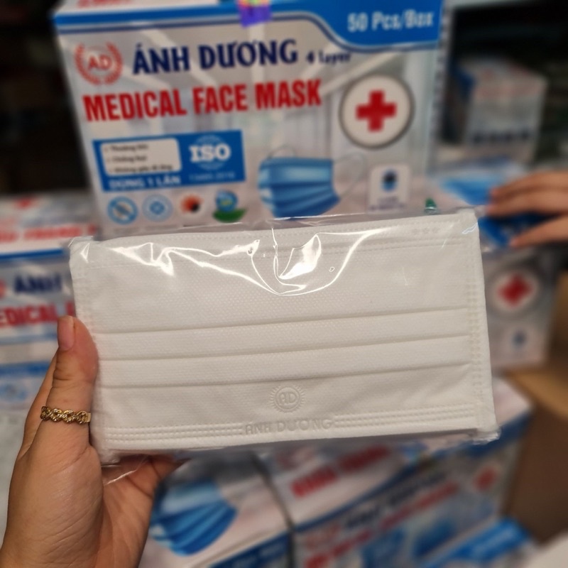 Khẩu y tế ÁNH DƯƠNG 4 lớp