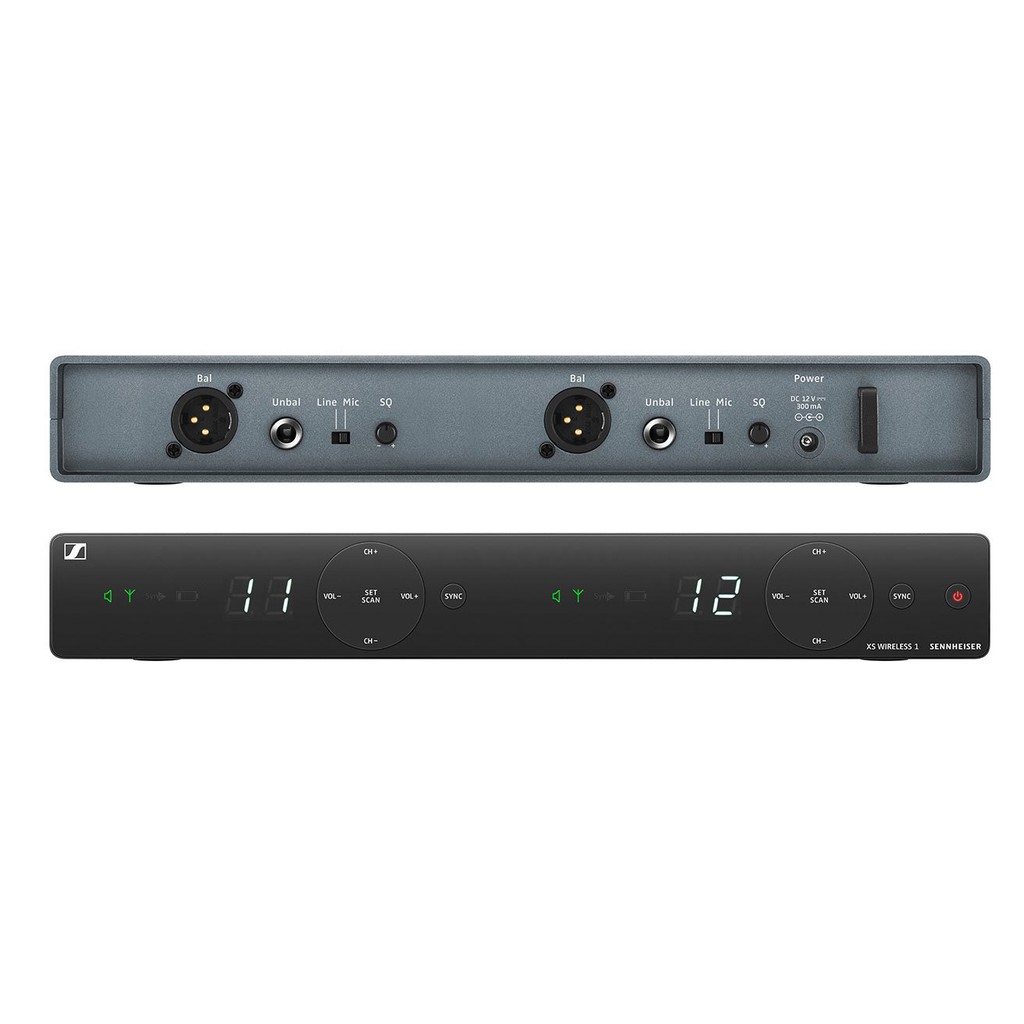 Micro không dây cầm tay bộ 2 mic Sennheiser XSW1-825dual - Hàng chính hãng