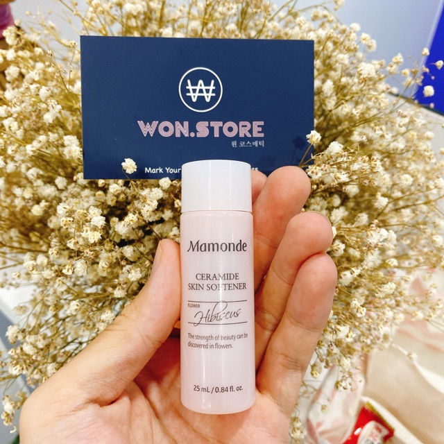 Nước hoa hồng Mamonde Moisture Ceramide Skin Softener mini 25ml