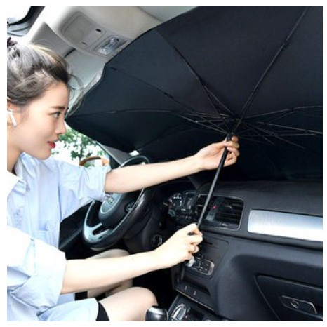 [XẢ KHO GIÁ GỐC] Ô dù hình chữ nhật gấp gọn thông minh che kính lái xe hơi, ô tô giúp giảm nhiệt bên trong xe mùa hè