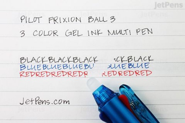 BÚT BI XÓA 3 NGÒI PILOT Frixion ball 3 colors 0.5mm