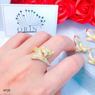 Nhẫn nữ, nhẫn hồ ly đính đá thiết kế cao cấp Orin N729