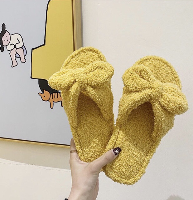 Dép bông lông xù 🎀