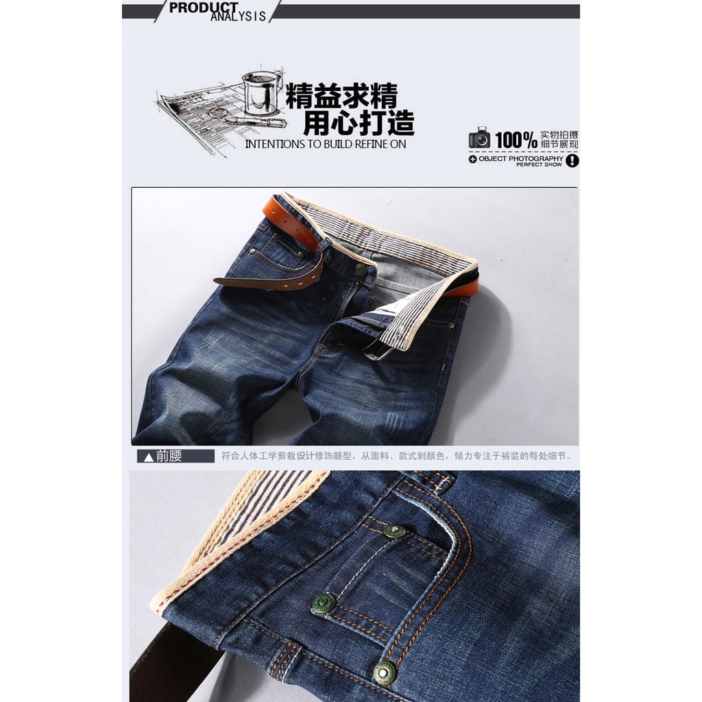 Quần Jeans Ống Đứng Thời Trang Năng Động Cho Nam