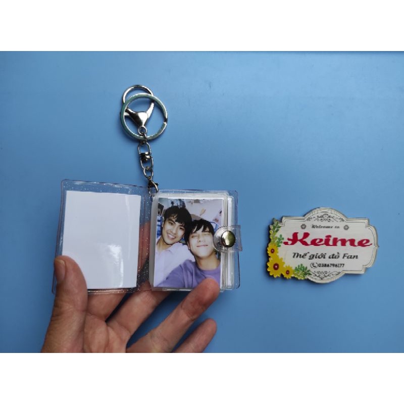 Móc khoá Album ảnh mini OhmNanon có in hình theo yêu cầu
