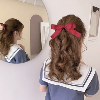 Fashionable female bow hair tie with ribbons, cute fashion accessories for multi-color hair tie