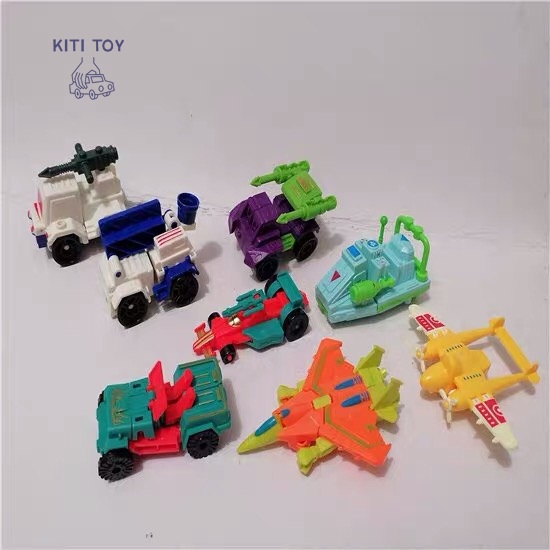 Đồ chơi bộ 10 xe, máy bay biến hình robot giá rẻ
