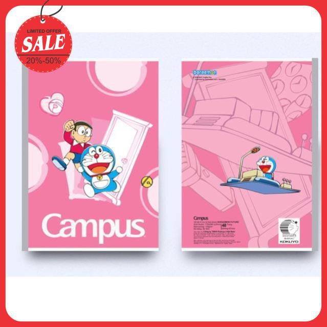 Vở Campus 4 Ô Ly Doraemon Future 48 Trang NB-BDFU48 phù hợp cho học sinh tiểu học, tập viết chữ.
