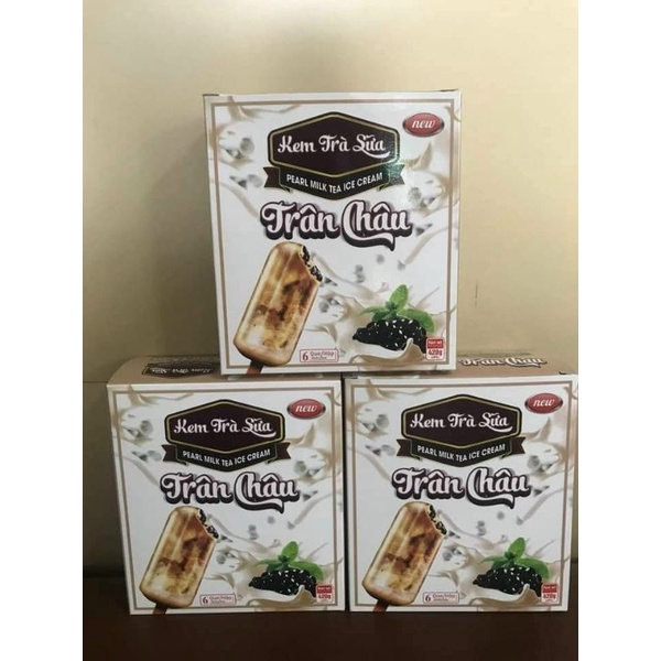 Kem Trà Sữa Trân Châu Hộp 10 Que