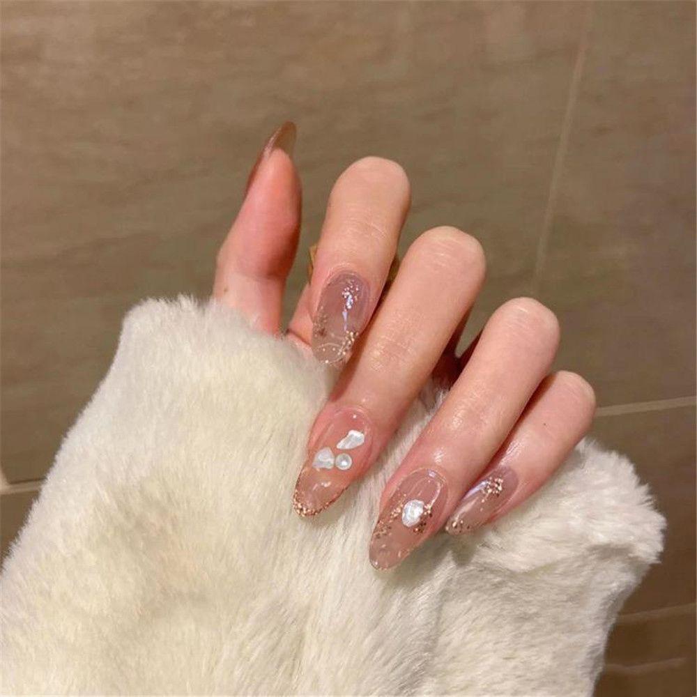NIUYOU Set 24 Hộp Phụ Kiện Trang Trí Móng Tay Thời Trang