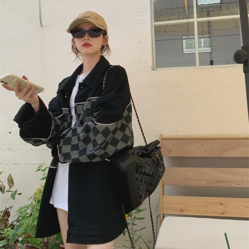 Áo khoác jeans tay dài thời trang dành cho nữ