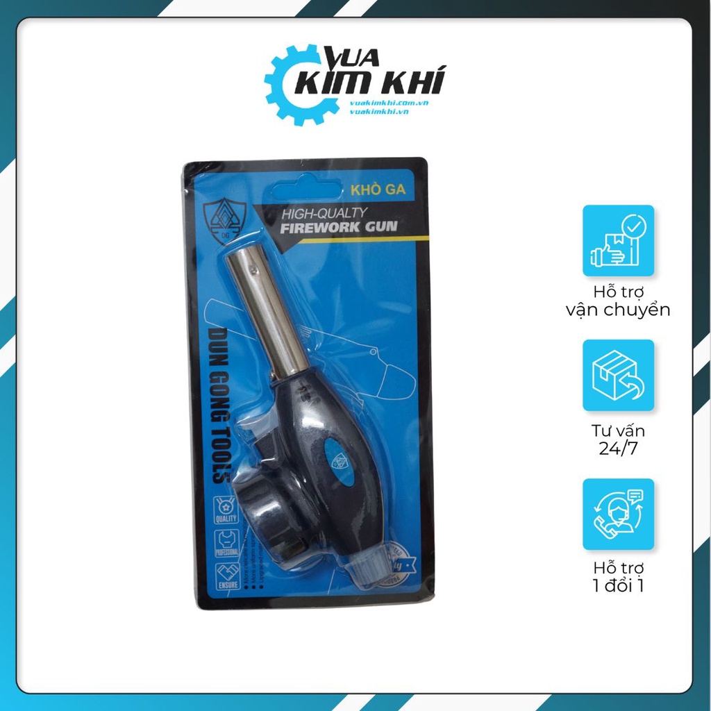 Khò Ga Cầm Tay DUN GONG 915 Thép Không Gỉ Màu Đen - Vua Kim Khí