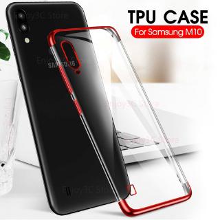 Ốp điện thoại TPU silicone viền mạ màu cho Samsung Galaxy A50 A30 A10 M30 M20 M10 A7 A8 2018