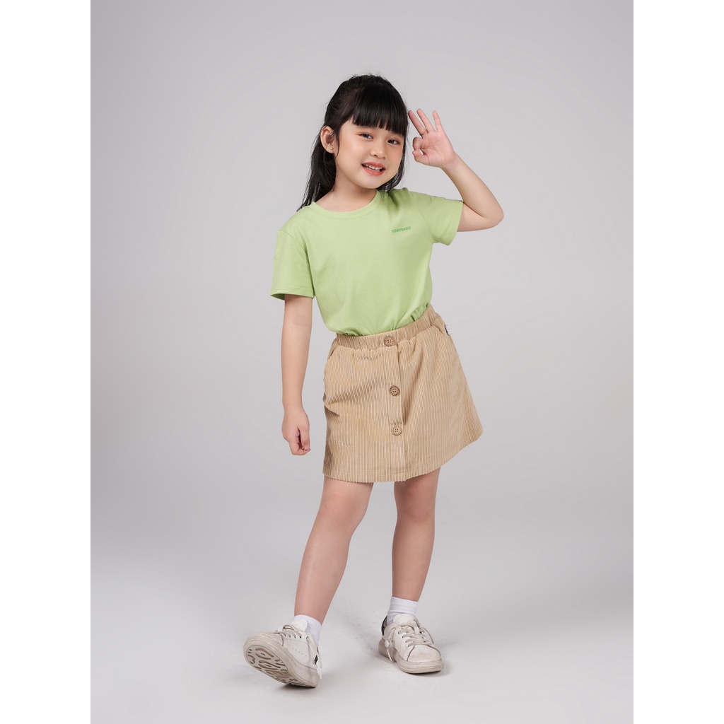 Áo thun trẻ em YODY cộc tay mềm mịn co dãn thấm hút mồ hôi TSK5193