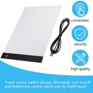 Bản vẽ sao chép siêu mỏng có đèn Led USB A4