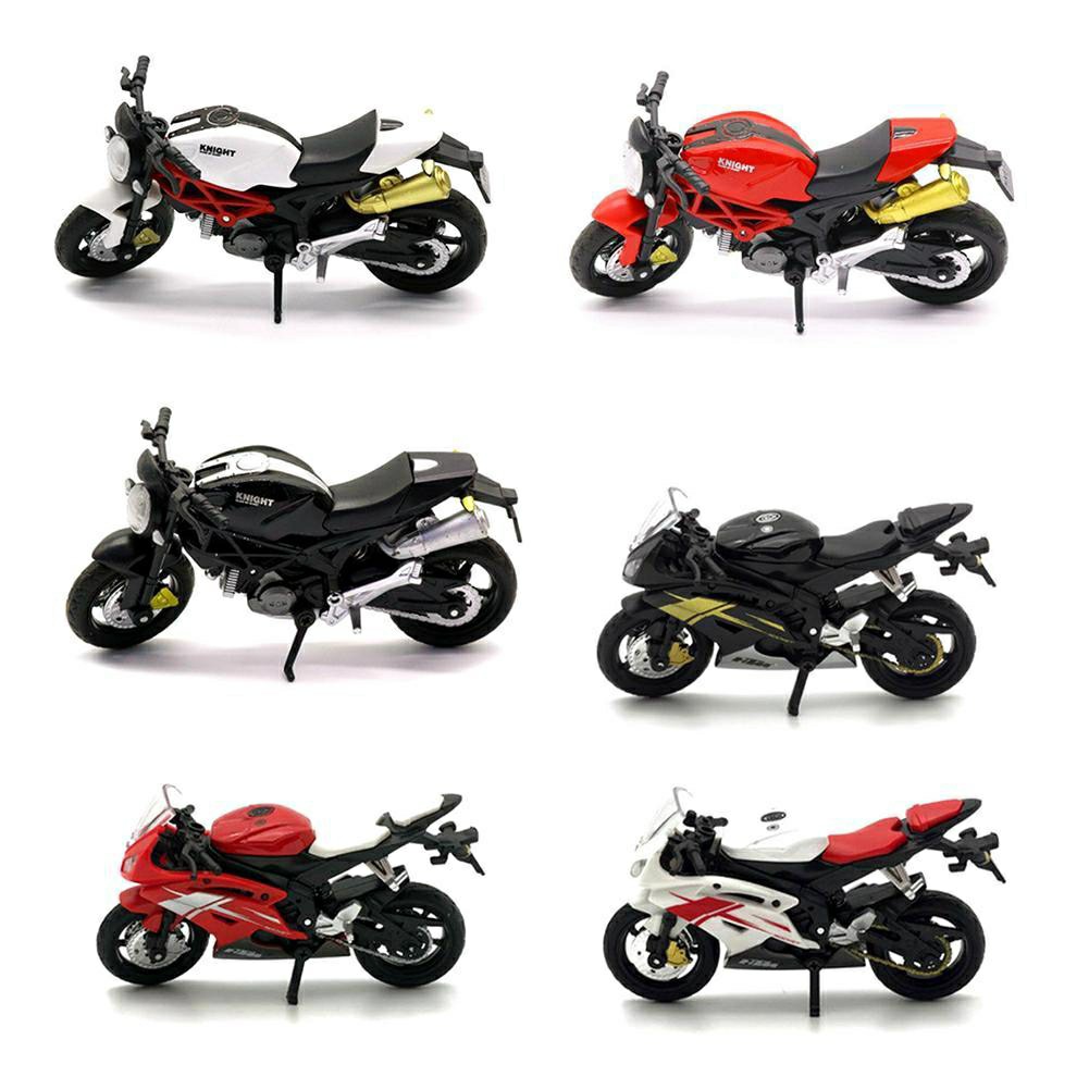 Mô Hình Xe Mô Tô Ducati Yamaha Tỉ Lệ 1: 18