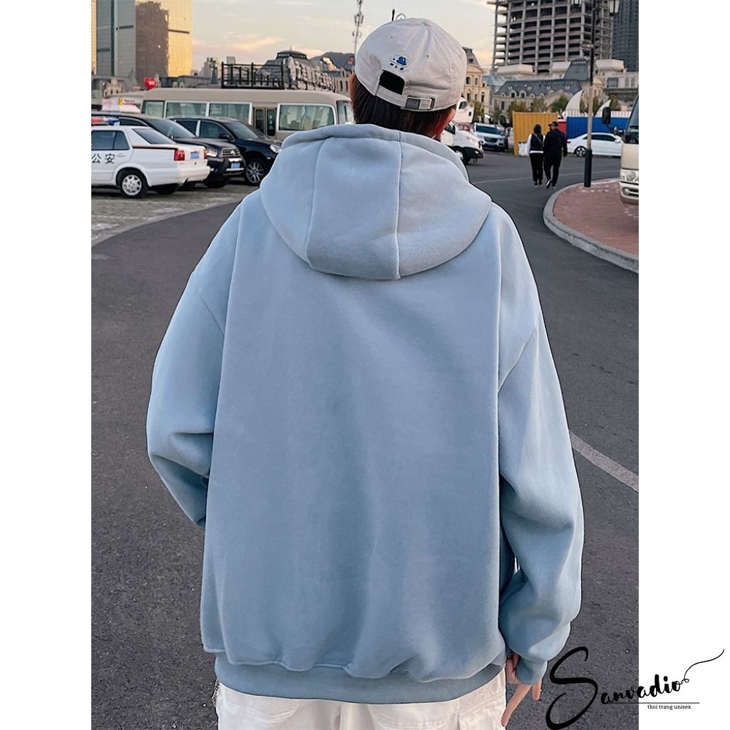 Áo Hoodie Nam Nữ phong cách Harajuku cá tính chất nỉ