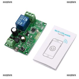 Mô-đun công tắc thông minh 5V-12V không dây WiFi điều khiển bằng APP tự khóa Sonoff 