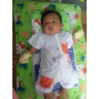 Combo 5 bộ quân áo cộc tay cài khuy cotton cho bé 3-14kg