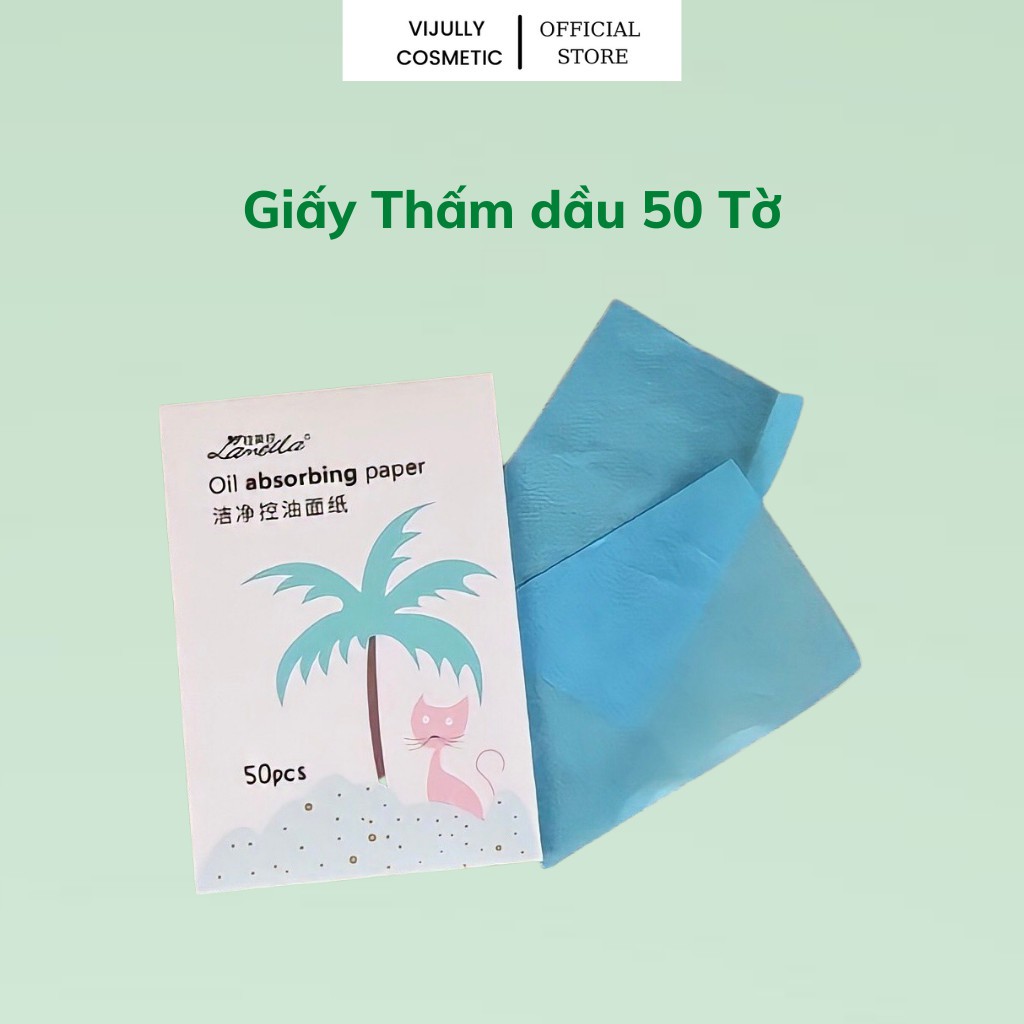 Giấy Thấm Hút Dầu LAMEILA LÀM Sạch Da Gói 50 Tờ