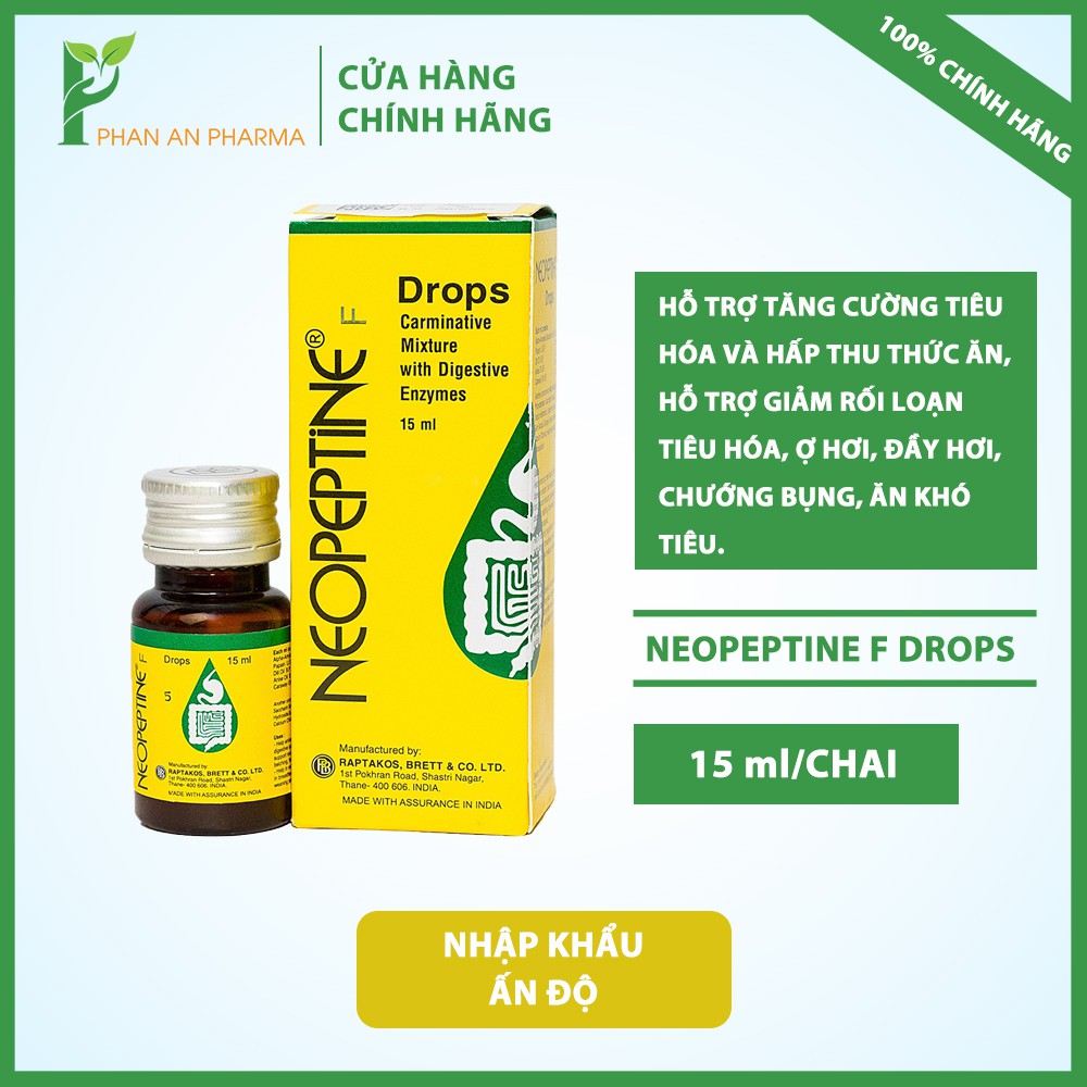 Dung Dịch Nhỏ Giọt NEOPEPTINE F DROPS Tăng Cường Tiêu Hóa(15ml) CN34