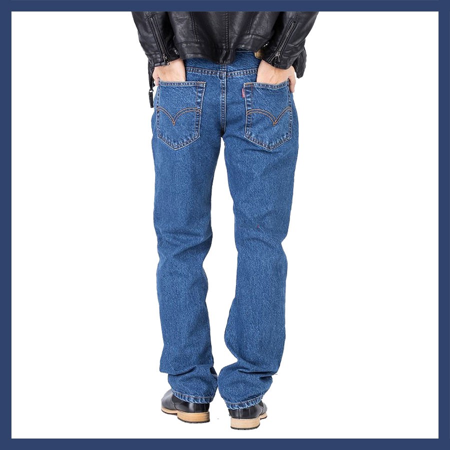 Quần jean nam L1 ống suông | quần bò BIGSIZE chất dày đẹp | BigBuy360 - bigbuy360.vn