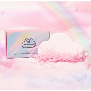 <CÓ SẴN> Bath bomb, viên thả bồn tắm cloud rainbow trái cây & hoa