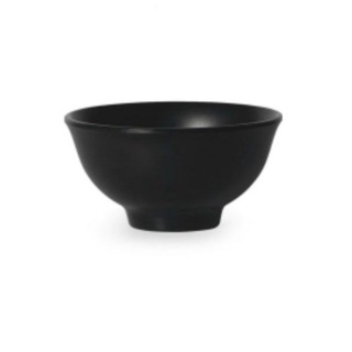 Chén cơm nhỏ CO22N nhựa Melamine Nhám Đen