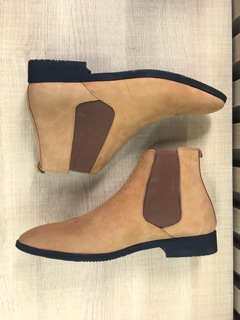 [TẶNG LÓT TĂNG CHIỀU CAO] Chelsea Boot Da Lộn Vàng Bò
