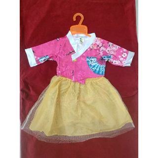 váy ren kèm áo Hanbok