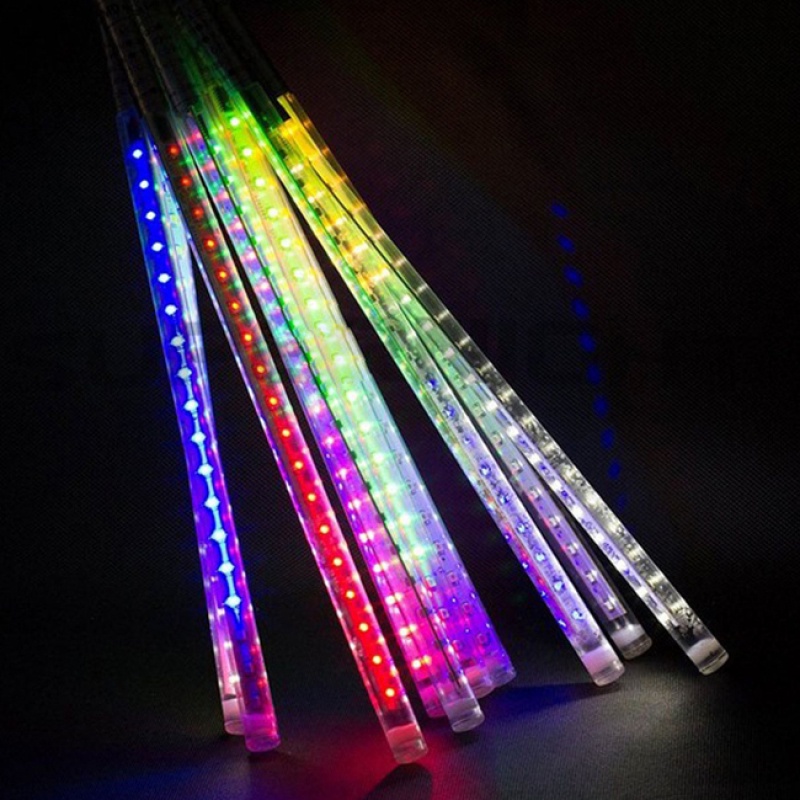 BỘ ĐÈN LED SAO BĂNG ĐỦ MÀU 8 ỐNG 50CM - HIỆU ỨNG GIỌT NƯỚC