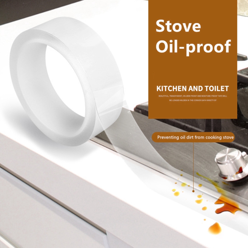 Băng keo dán bằng PVC trong suốt chống nước dành cho lỗ hở nhà bếp
