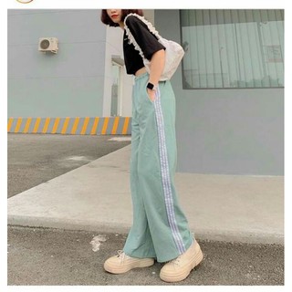 quần thun ống rộng 3 sọc