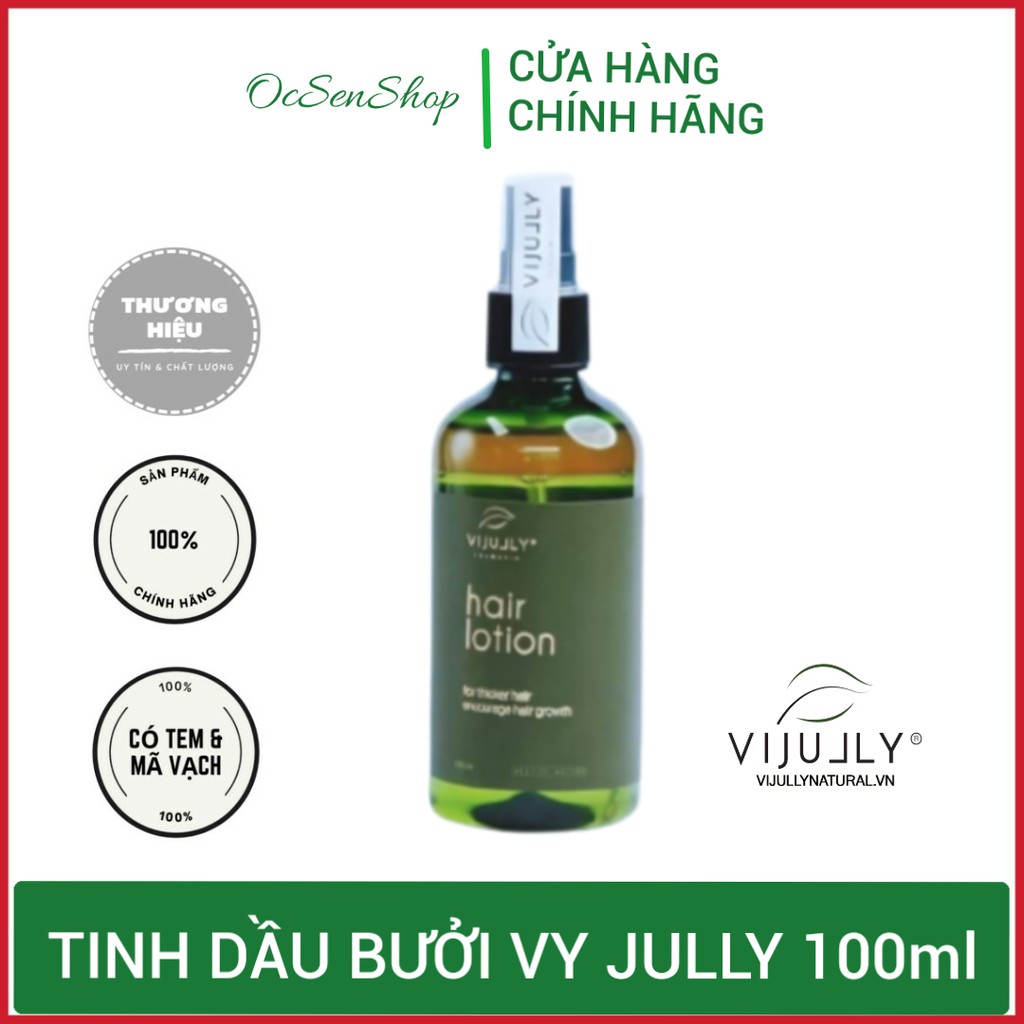 [ Tặng Cột Tóc + Date Mới ] Tinh Dầu Bưởi Vy Jully Giúp Gẫy Rụng Và Mọc Tóc Con 100ml