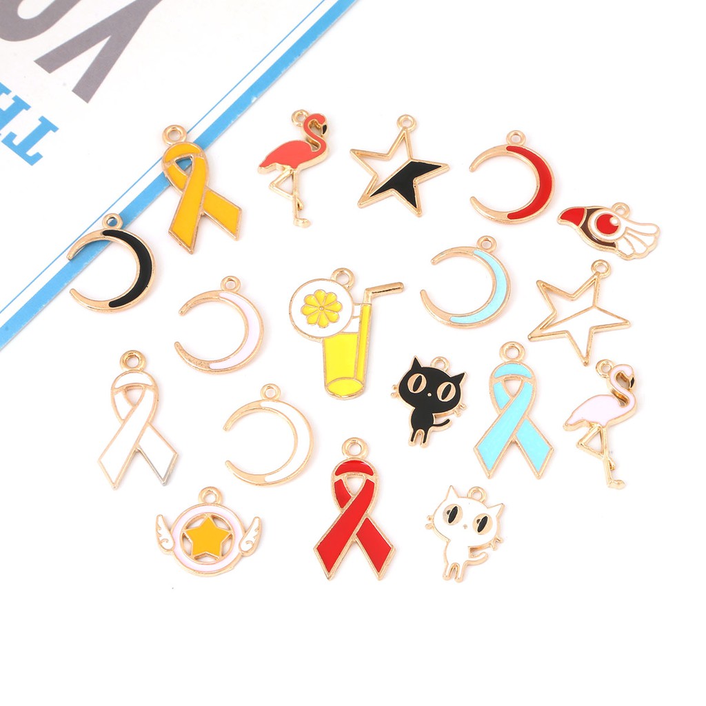 BEADIA Mặt Dây Chuyền Thiết Kế Xinh Xắn Dùng Làm Trang Sức DIY