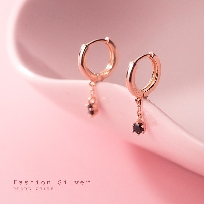 Khuyên tai bạc Ý s925 G5925 - AROCH Jewelry