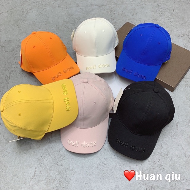 Mũ lưỡi trai well done