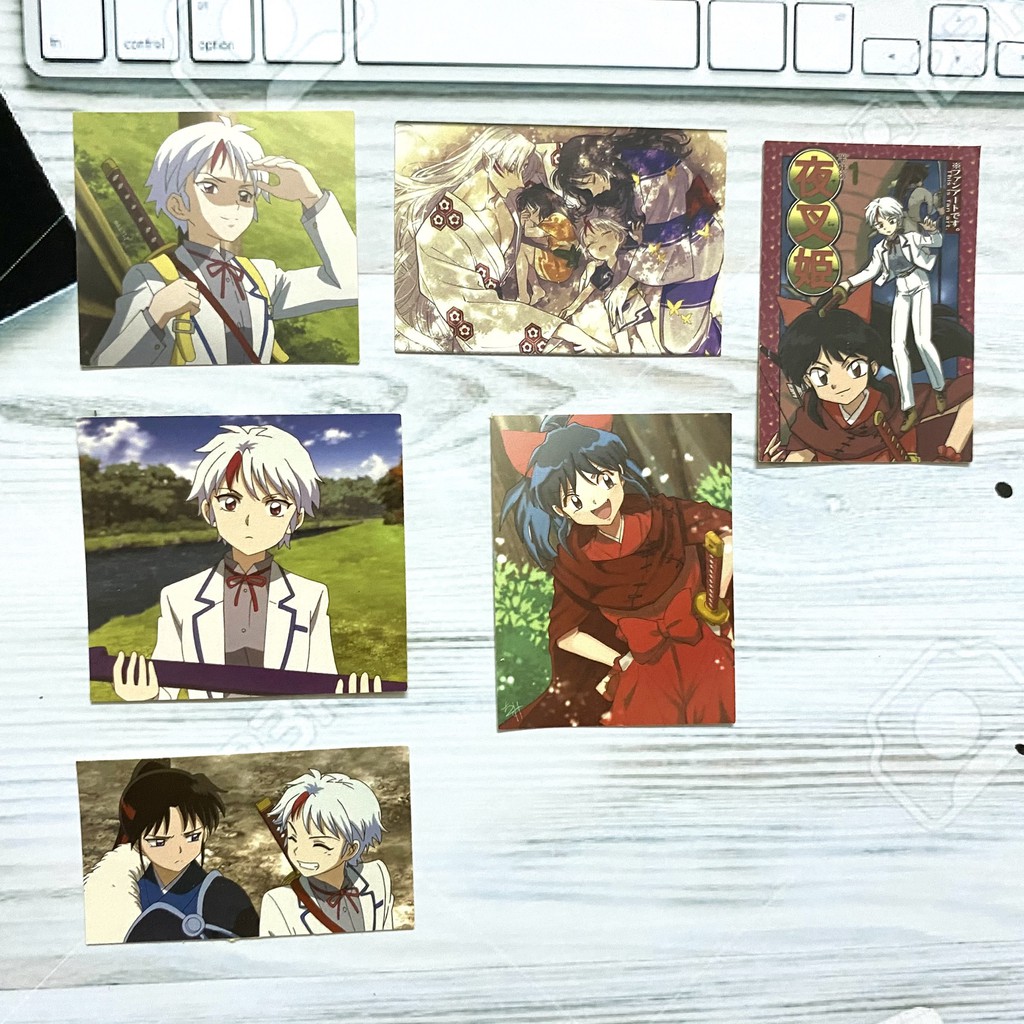 Bộ hình dán - sticker anime Công Chúa Bán Yêu Yashahime dán trang trí laptop, máy tính bỏ túi, vali, đt,...