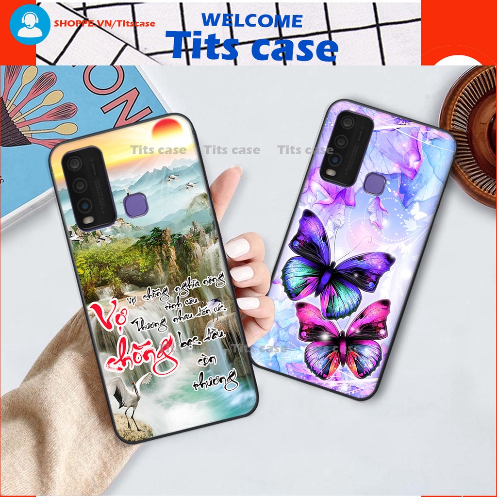 Ốp lưng Vivo Y30 / Y50 in hình thiên nga,hoa may mắn, đặc sắc ĐỘC - LẠ - BỀN