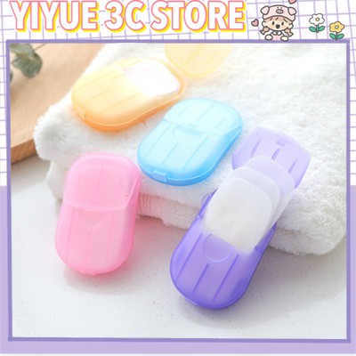 Hộp 20 xà bông giấy cỡ nhỏ dùng một lần