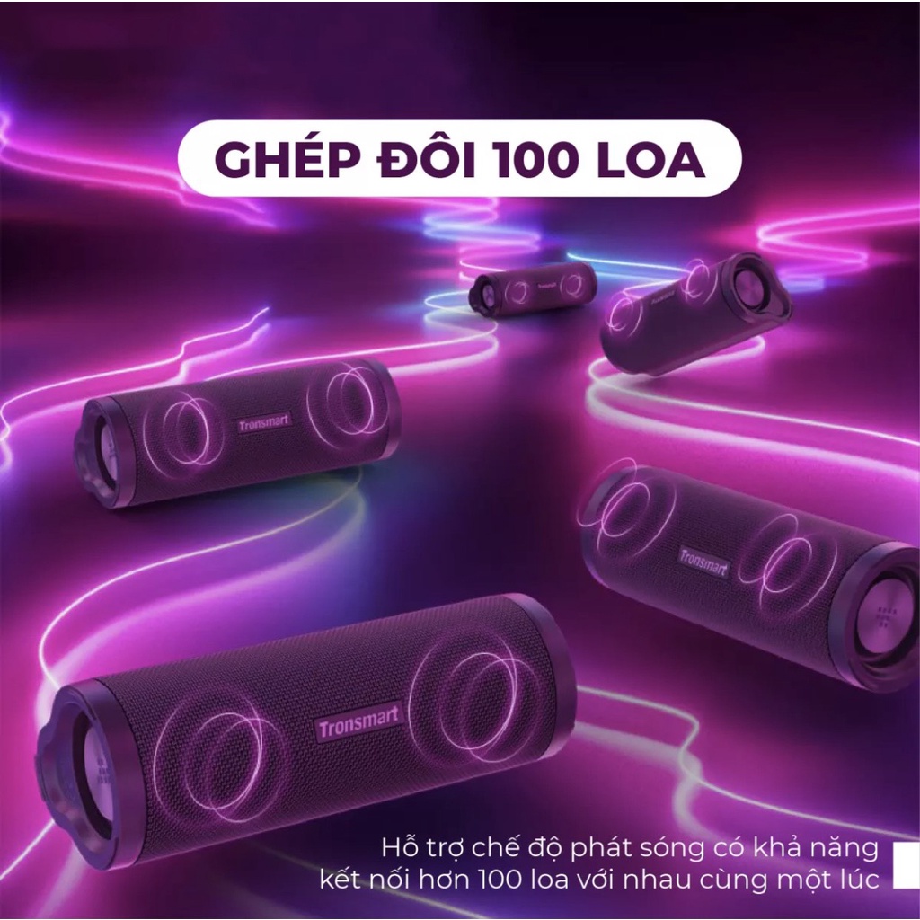 Loa Bluetooth 5.0 Tronsmart Force 2 Được trang bị chip Qualcomm QCC3021 - Công suất 30W - Hỗ trợ TWS ghép đôi 100 loa