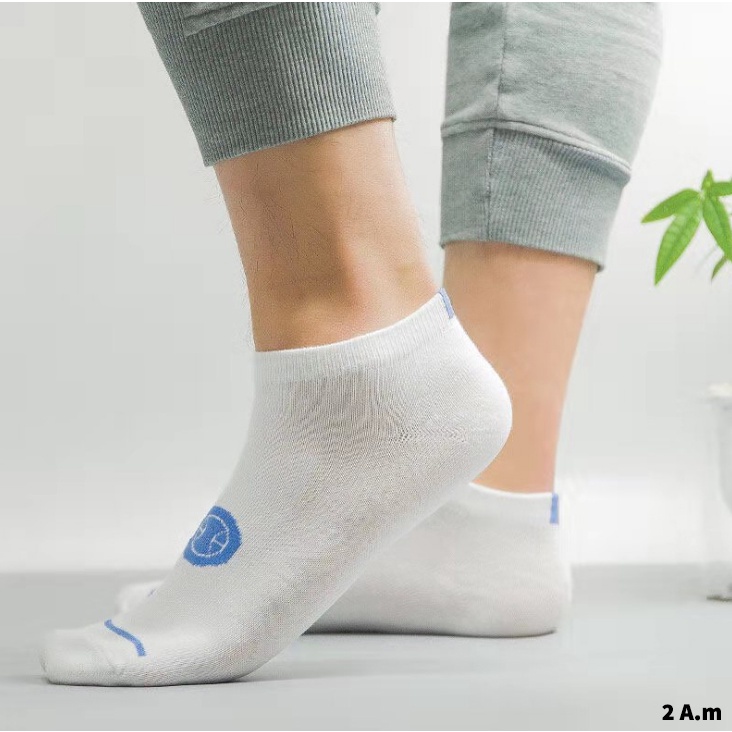 Tất Vớ Cổ Ngắn Nam Nữ Hoạt Tiết Bóng Rổ Unisex Style Hàn Quốc