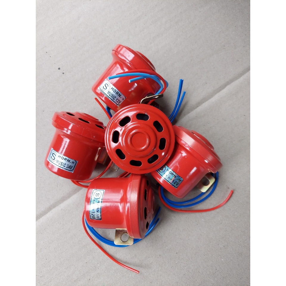 Còi xin nhan còi lùi tít tít còi nhạc cho ô tô xe máy điện 12v ,24v